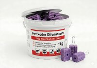 Festköder Difenacoum 200 g m. Draht 1KG
