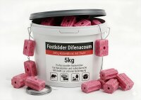 Festköder Difenacoum 200 g m. Draht 5KG