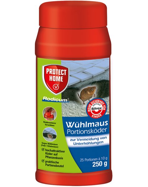 Rodicum Wühlmaus Portionsköder 250g