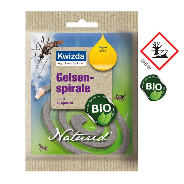 Naturid Gelsenspirale Einzelpackung mit 10 Spiralen